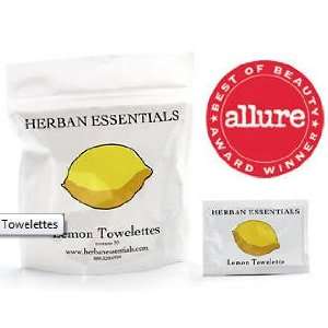 Herban Essentials Lemon Towelettes~Allure Best of Beauty Award