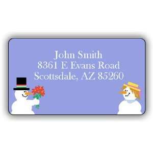  Snowman Address Label