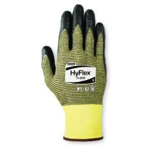 Ansell Yellow HyFlex Nylon And Kevlar Coated Work Gloves:  
