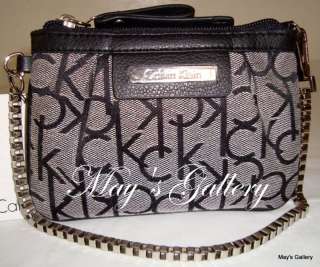 Calvin Klein Wristlet Hand Bag Mini Handbag Purse CK  