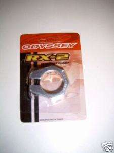 Odyssey RX2 BMX Seat Post Clamp, silver alloy, 25.4  