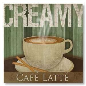  Creamy Café Latte by Jennifer Pugh Coffee Sign Fine Art 