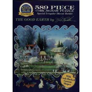   Piece Cork Jigsaw Puzzle   The Good Earth by Kirk Randle: Toys & Games