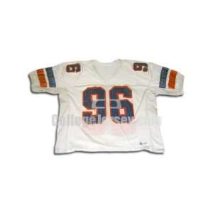 White No. 96 Game Used Boise State Speedline Football Jersey (SIZE XL 
