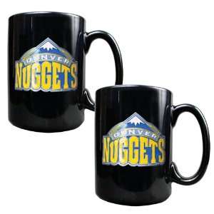  Denver Nuggets 2 Piece Matching NBA Ceramic Coffee Mug Set 