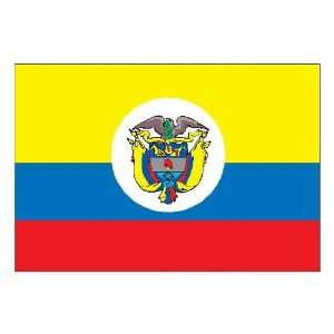 Colombia flag decal / sticker 4 x 2.5