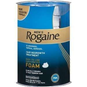Rogaine for Men Hair Regrowth Treatment, Easy to Use Foam, 2.11 Ounce 