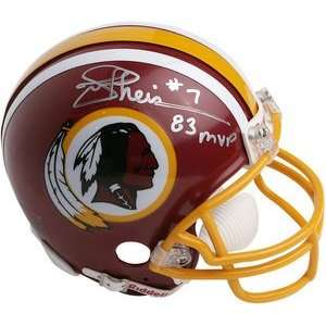  Joe Theismann Autographed Washington Redskins Riddell Mini 