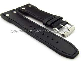 18mm, 20mm, 22mm, 24mm, Genuine Leather Watch Strap/Band PILOT 