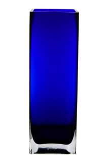 Cobalt Blue 12 Block Vase 4X4 (12 pcs)   $10.90 each  