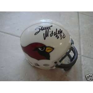  Signed Stump Mitchell Mini Helmet   St Louis Everything 