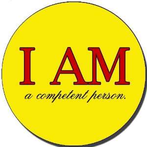  I Am a Competent Person   Affirmation Series   Button 
