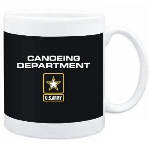    Mug Black  DEPARMENT US ARMY Canoeing  Sports
