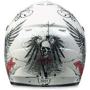  AFX FX 17Y Youth Helmet Skull Full Face Pearl White Large 