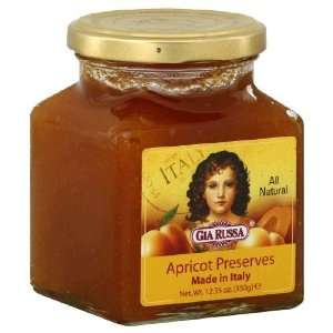 Gia Russa Preserve Aprct 12.35 OZ (Pack Grocery & Gourmet Food