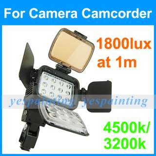 Comer LBPS1800 LED Video Light for Canon HG10 HV30 HV40  