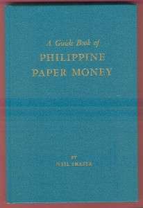   ON PHILIPPINES PAPER MONEY BY NEIL SHAFER, EXCELLENT CONDITION  