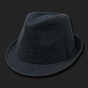  CHARCOAL GREY FEDORA HIPSTER MIAMI HAT HATS LRG/XL 