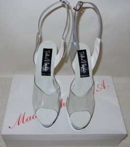 Dallas Heights By Moda Clear & Silver Platform Shoes Size 7 Heels 5 3 