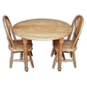   Childs Table Set w/2 sheaf chairs (round table): Home & Kitchen