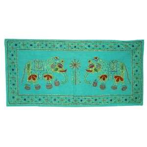  Cotton Zari Tapestry Wall Hanging