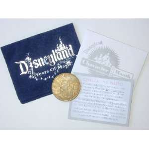  Disneyland 45 Years Character of the Month Pluto Medallion 