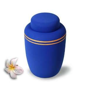  Navy and Gold Cornstarch Biodegradable Cremation Urn