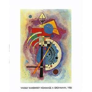  Wassily Kandinsky   Hommage a Will Grohmann Canvas: Home 