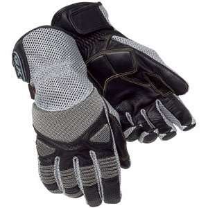  Tourmaster Cortech GX Air Mens Motorcycle Gloves Silver 