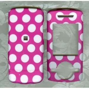  pink dot rubberized AT&T Samsung SGH a777 FACEPLATE Phone 