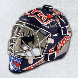   RICHTER New York Rangers SIGNED Mini Goalie Mask: Sports Collectibles