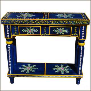   Painted Drawer Hall Entry Sofa Console Foyer Table Furniture  