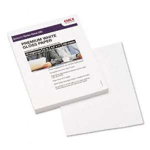  Oki® Premium Gloss Laser Paper, 96 Brightness, 32lb 