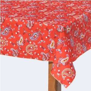  Western Bandana Cafe Table Cloth (red)