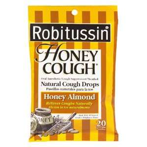   Natural Cough Drops, Honey Almond 20 drops: Health & Personal Care