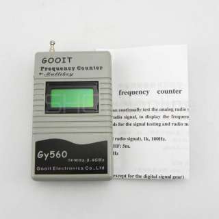 description the said frequency counter can continually test the analog 