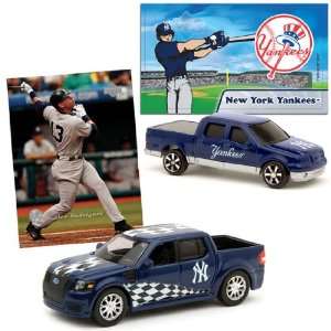  UD MLB Ford SVT w/Card & F 150 w/Sticker Yankees Alex 