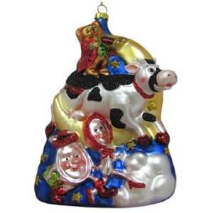  Personalized Cow Jumped Over the Moon Christmas Ornament 