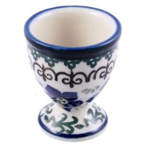  Polish Pottery Egg Cup 2 1/4 H: Kitchen & Dining
