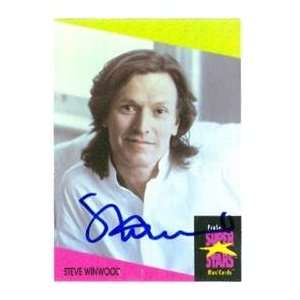  Steve Winwood autographed trading card (ip): Sports 