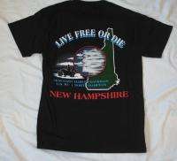 Harley Davidson T Shirt Live Free or Die New Hampshire S NEW  