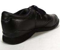 Ladies Propet Black Leather Walking Shoes Sz. 6 M Nice  