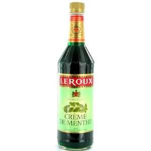  Leroux Creme De Menthe Green Liqueur 48@ 1 Liter Grocery 