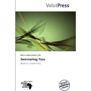  Semmering Pass (9786138797890) Proteus Valère Kresten 