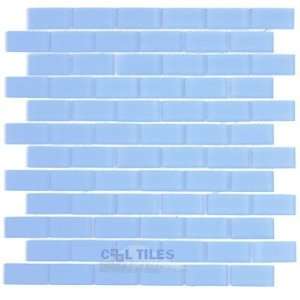   light blue frost 1 x 2 brick mesh mounted sheets