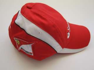   PUMA Official Santander SCUDERIA TEAM FERRARI ROSSA CORSA RED CAP HAT