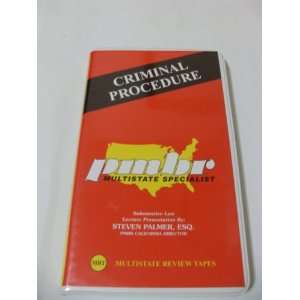  Kaplan PMBR Criminal Procedure audio cassettes 2007 