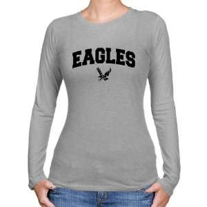  Eastern Washington Eagles Ladies Ash Logo Arch Long Sleeve 