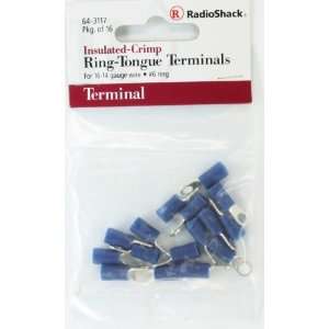    RadioShack Insulated Crimp Ring Tongue Terminals Electronics