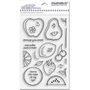  Fresh Fruit   Stampendous Perfectly Clear Stamps Arts 